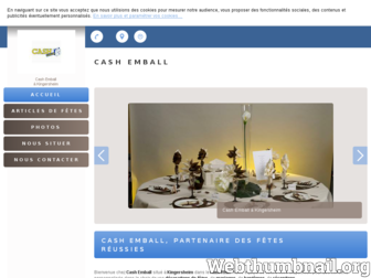 cashemball.com website preview