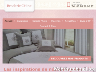 broderie-celine.fr website preview