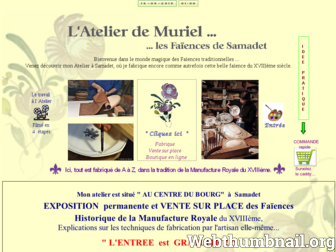 atelierdemuriel-samadet.com website preview