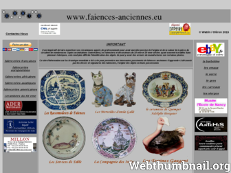 faiences-anciennes.eu website preview