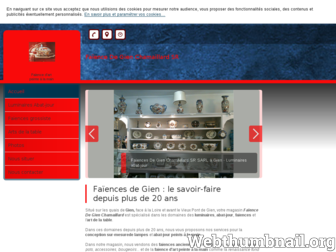 faience-gien-chamaillard.fr website preview