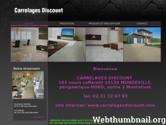 carrelagesdiscount.com website preview