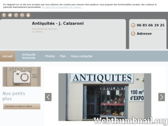 antiquaire-landes.fr website preview