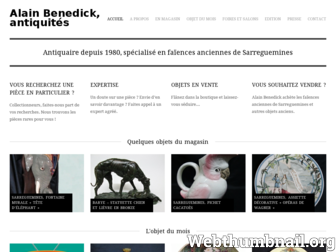 benedick-sarreguemines.com website preview