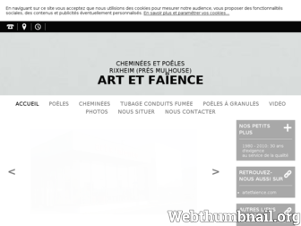 poeles-cheminees-artetfaience.fr website preview