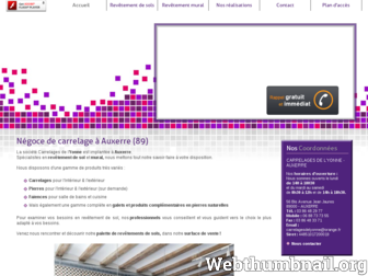 carrelages-yonne.com website preview