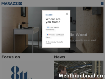 marazzi.fr website preview