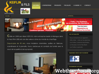 keiflin-cheminees.com website preview
