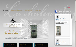 poele-faience.fr website preview