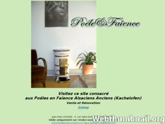 poele-et-faience.com website preview