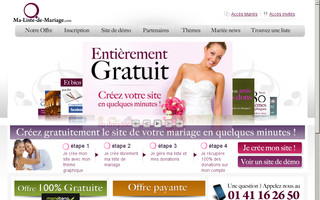 ma-liste-de-mariage.com website preview