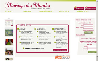 mariagedesmondes.fr website preview