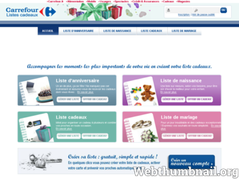 listes-cadeaux.carrefour.fr website preview