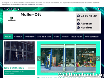 muller-ott.fr website preview