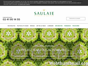 saulaie.com website preview