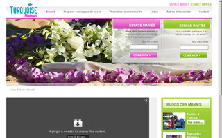 turquoise-mariages.fr website preview