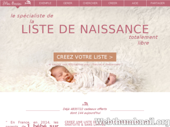 mesenvies.fr website preview