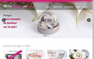 notremariageenligne.com website preview