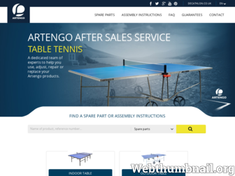 sav-table-ping-pong.artengo.com website preview