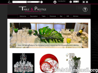 table-et-prestige.com website preview