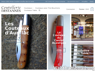 coutellerie-destannes.com website preview