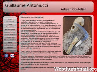 coutellerie-antoniucci.fr website preview