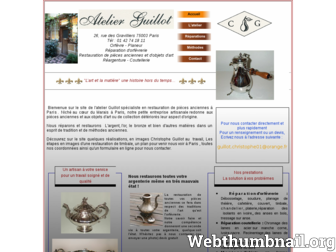 atelier-guillot.com website preview