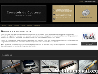 comptoir-du-couteau.com website preview
