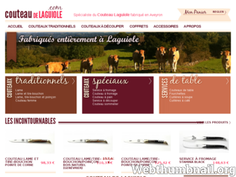 couteaudelaguiole.com website preview