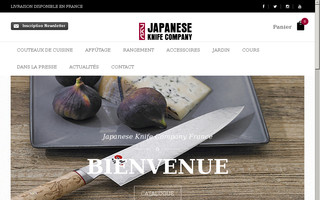 japaneseknifecompany.fr website preview