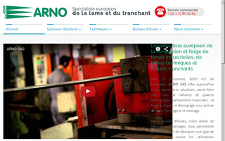 arno-sas.fr website preview