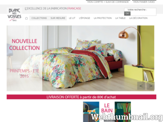 shop.blancdesvosges.fr website preview