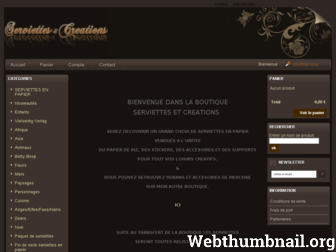 serviettes-et-creations.com website preview