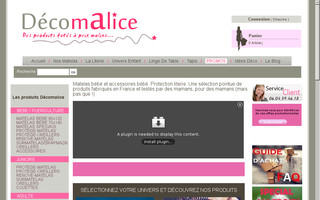 decomalice.fr website preview