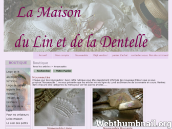 linge-ancien.com website preview