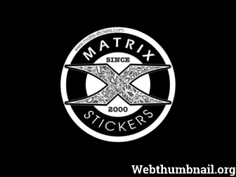 matrix-stickers.com website preview