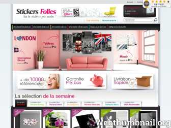 stickers-folies.fr website preview