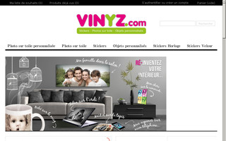 vinyz.com website preview