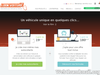 lookvoiture.com website preview