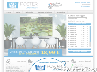iziposter.fr website preview