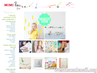 mimilou-shop.fr website preview
