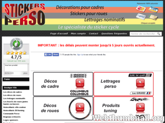 stickers-perso.com website preview