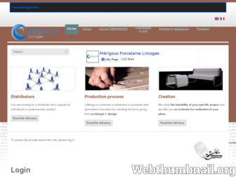 merigous.fr website preview