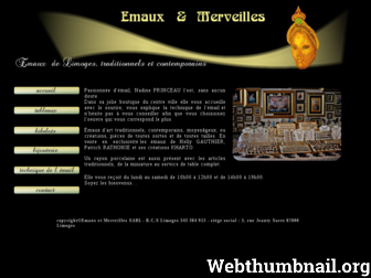 emauxetmerveilles.com website preview