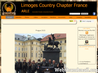 limoges-country-chapter.fr website preview