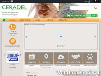 ceradel.fr website preview