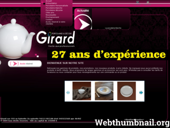 porcelaine-girard.com website preview