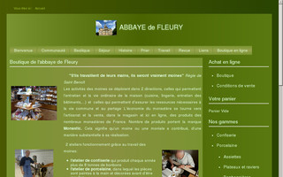 magasin.abbaye-fleury.com website preview