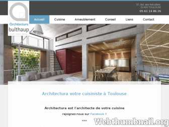 architecturacuisine.fr website preview