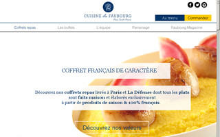 cuisinedufaubourg.fr website preview